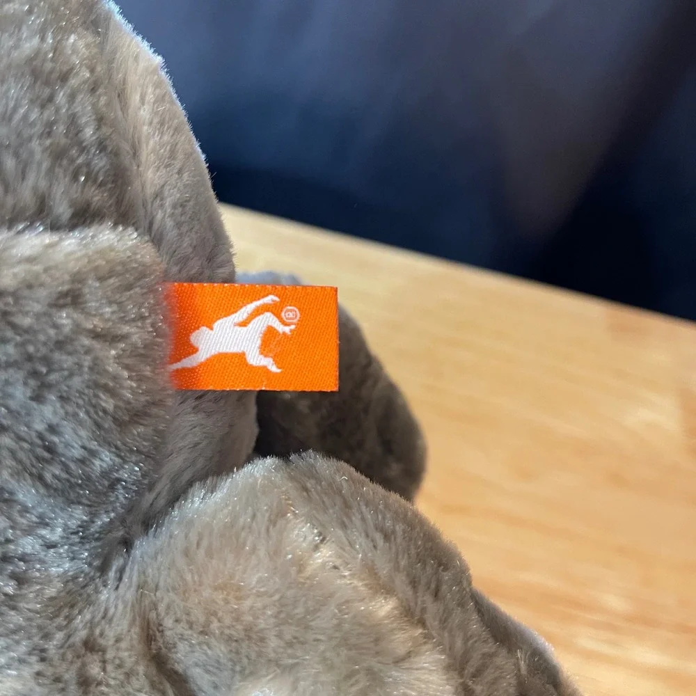 Wild Republic Grey Kangaroo Plush with Removable Baby Joey Pouch Plush 12 in